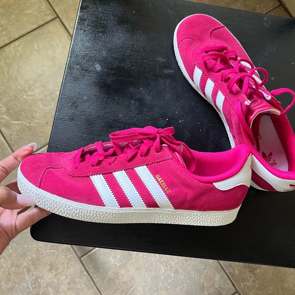 adidas Originals Pink and White Sneakers - Picture 5 of 8